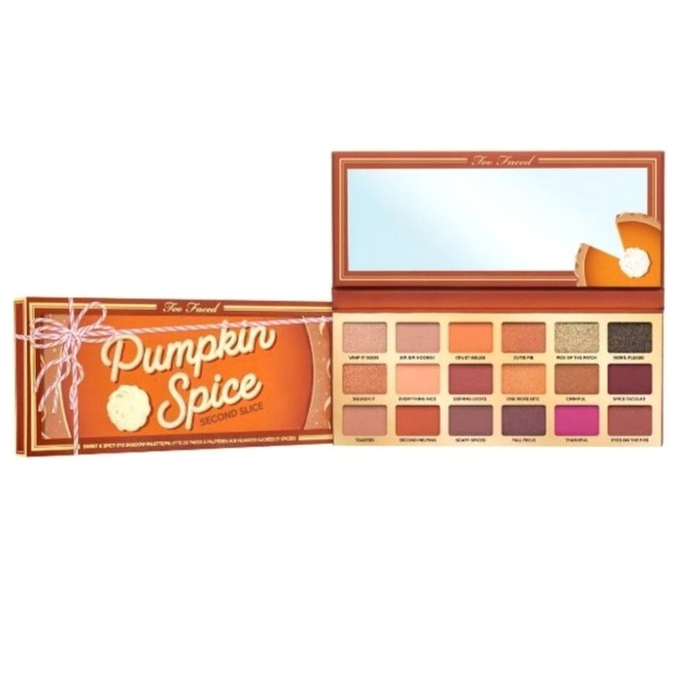 Too Faced Pumpkin Spice Second Slice Sweet & Spicy Eyeshadow Palette New SEALED